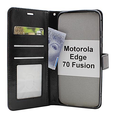 CoverinCrazy Horse Motorola Edge 70 Fusion / 70 Fusion + Phone Wallet