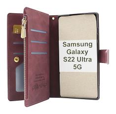 billigamobilskydd.seXL Luxury Phone Wallet Samsung Galaxy S22 Ultra 5G