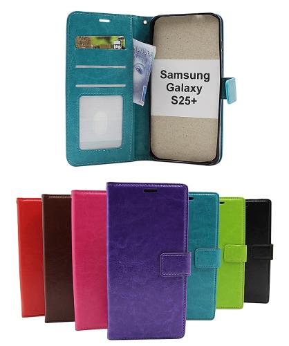 billigamobilskydd.seCrazy Horse Samsung Galaxy S25+ Phone Wallet