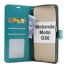CoverinCrazy Horse Motorola Moto G56 Phone Wallet