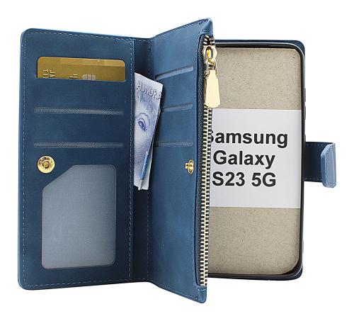 billigamobilskydd.seXL Standcase Luxury Wallet Samsung Galaxy S23 5G