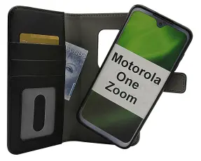 CoverinSkimblocker Magnet Wallet Motorola One Zoom