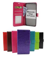 CoverinCrazy Horse Motorola Edge 70 Fusion / 70 Fusion + Phone Wallet