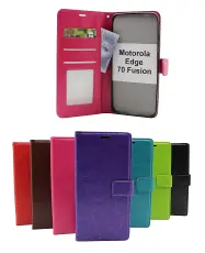 CoverinCrazy Horse Motorola Edge 70 Fusion / 70 Fusion + Phone Wallet