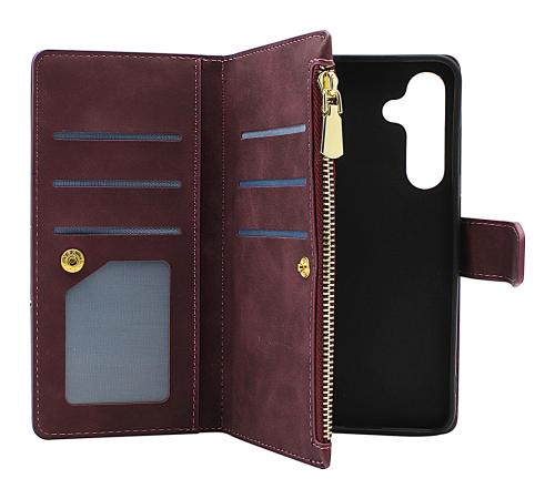 billigamobilskydd.seXL Samsung Galaxy S24 FE Luxury Phone Wallet