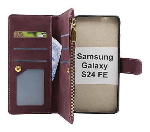 billigamobilskydd.seXL Samsung Galaxy S24 FE Luxury Phone Wallet