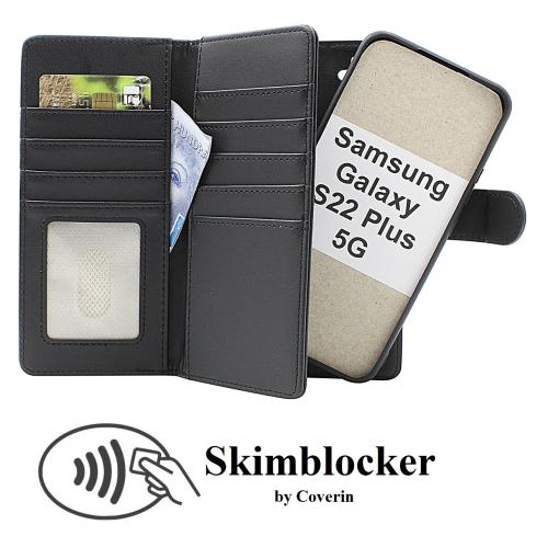 CoverinSkimblocker Samsung Galaxy S22 Plus 5G XL Magnet Phone Wallet