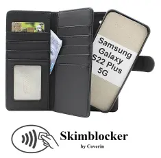 CoverinSkimblocker Samsung Galaxy S22 Plus 5G XL Magnet Phone Wallet