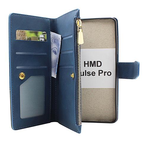 billigamobilskydd.seXL HMD Pulse Pro / Pulse Plus Luxury Phone Wallet