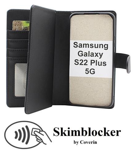 CoverinSkimblocker Samsung Galaxy S22 Plus 5G XL Magnet Phone Wallet