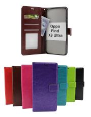 CoverinCrazy Horse Oppo Find X9 Ultra Phone Wallet