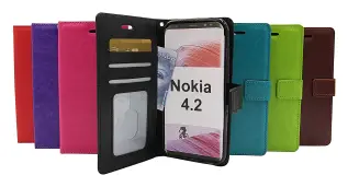 CoverinCrazy Horse Wallet Nokia 4.2
