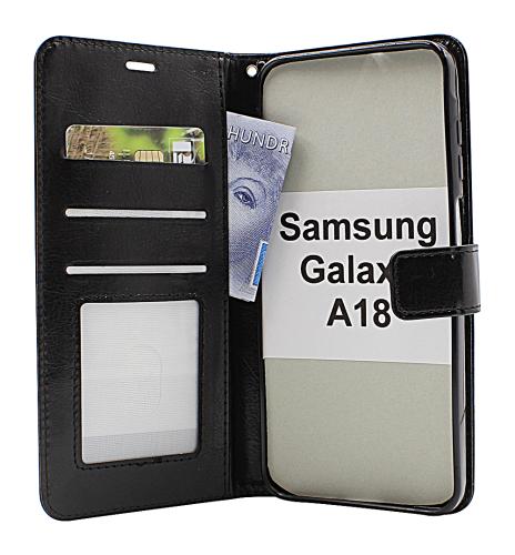 CoverinCrazy Horse Samsung Galaxy A18 LTE Phone Wallet