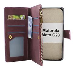 CoverinXL Standcase Luxury Wallet Motorola Moto G23