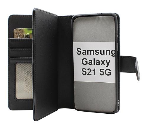 CoverinSkimblocker Samsung Galaxy S21 5G XL Magnet Phone Wallet