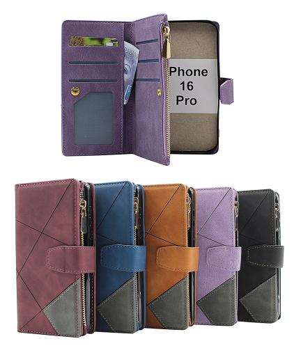 billigamobilskydd.seXL iPhone 16 Pro Luxury Phone Wallet