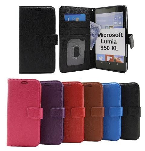 billigamobilskydd.seNew Standcase Wallet Microsoft Lumia 950 XL