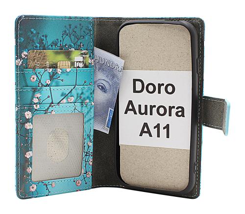 CoverinSkimblocker Doro Aurora A11 Phone Wallet Design