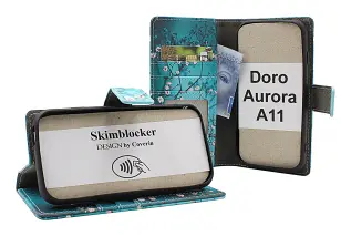 CoverinSkimblocker Doro Aurora A11 Phone Wallet Design
