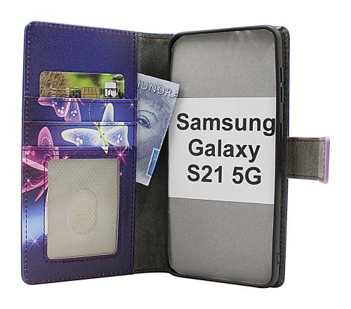 CoverinSkimblocker Samsung Galaxy S21 5G Phone Wallet Design