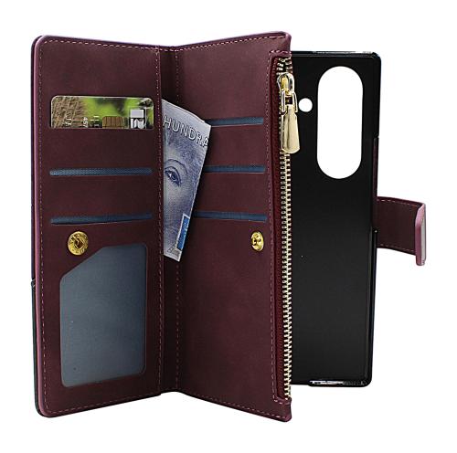 billigamobilskydd.seXL Samsung Galaxy Z Fold7 Luxury Wallet Case