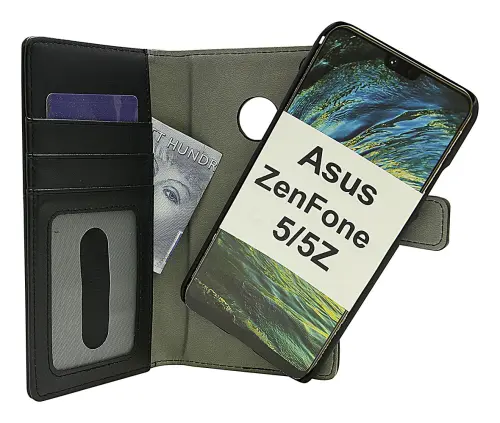 CoverinSkimblocker Magnet Wallet Asus ZenFone 5Z (ZS620KL)
