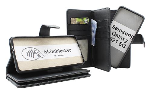 CoverinSkimblocker Samsung Galaxy S21 5G XL Magnet Phone Wallet