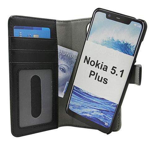 CoverinSkimblocker Magnet Wallet Nokia 5.1 Plus