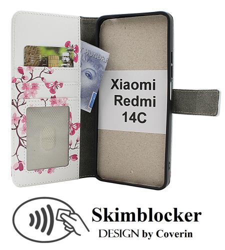 CoverinSkimblocker Xiaomi Redmi 14C Phone Wallet Design