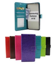 CoverinCrazy Horse Samsung Galaxy A18 LTE Phone Wallet