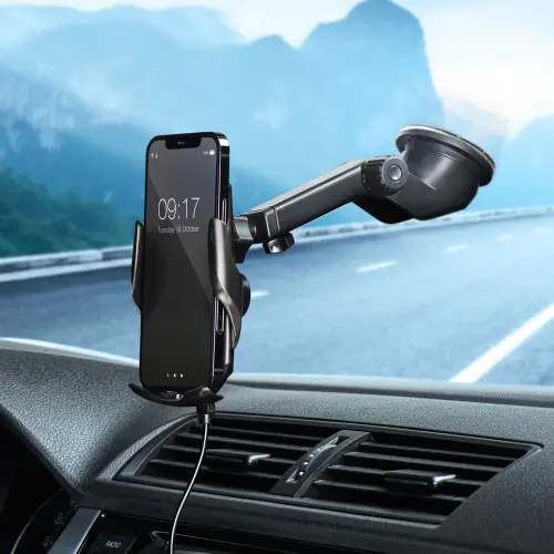billigamobilskydd.seUniversal car holder with wireless charging