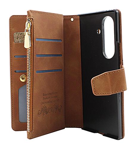 billigamobilskydd.seXL Samsung Galaxy Z Fold7 Luxury Wallet Case