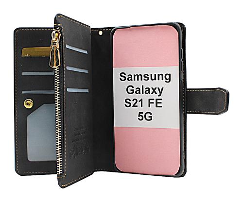 billigamobilskydd.seXL Standcase Lyxfodral Samsung Galaxy S21 FE 5G (SM-G990B)