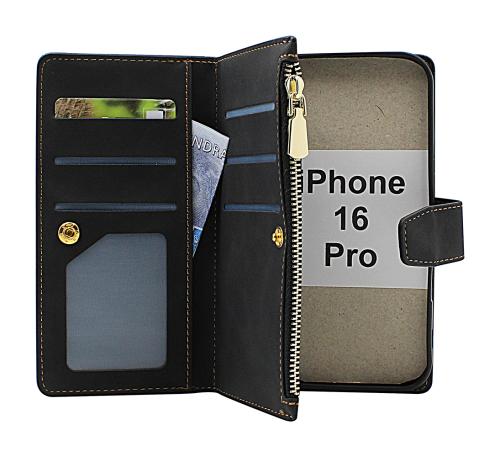 billigamobilskydd.seXL iPhone 16 Pro Luxury Phone Wallet