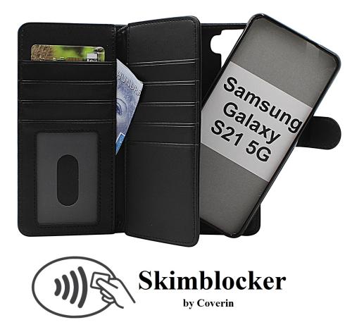 CoverinSkimblocker XL Magnet Wallet Samsung Galaxy S21 5G (G991B)