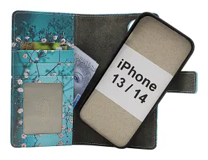 CoverinSkimblocker iPhone 13 / 14 Magnet Phone Wallet Design
