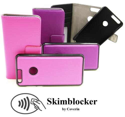 CoverinSkimblocker Magnet Wallet Huawei Honor 8