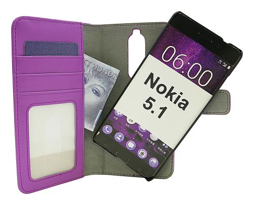 CoverinSkimblocker Magnet Wallet Nokia 5.1