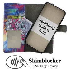 CoverinSkimblocker Samsung Galaxy A26 Magnet Phone Wallet Design