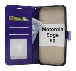 CoverinCrazy Horse Motorola Edge 50 Phone Wallet