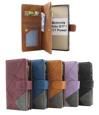 billigamobilskydd.seXL Motorola Moto G17 / G17 Power Luxury Wallet Case