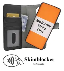 CoverinSkimblocker Magnet Wallet Motorola Moto G51