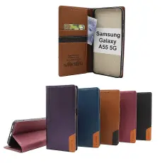 billigamobilskydd.seSamsung Galaxy A55 5G Luxury Wallet Case Slim