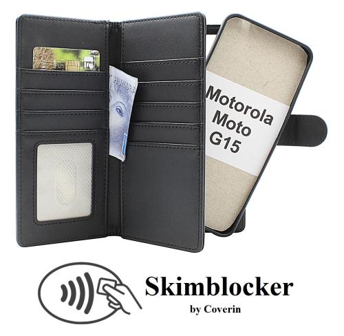 CoverinSkimblocker Motorola Moto G15 XL Magnet Phone Wallet