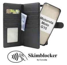 CoverinSkimblocker Motorola Moto G15 / G15 Power XL Magnet Phone Wallet
