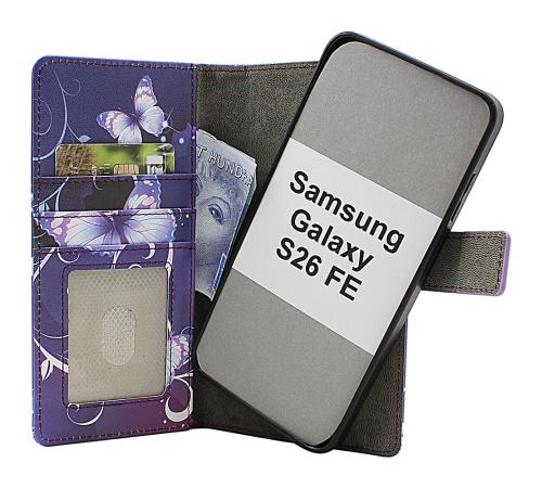 CoverinSkimblocker Samsung Galaxy S26 FE Magnet Phone Wallet Design