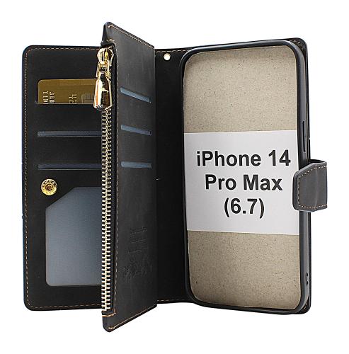 billigamobilskydd.seXL Standcase Luxury Wallet iPhone 14 Pro Max (6.7)