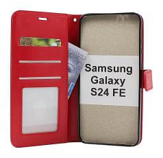 CoverinCrazy Horse Samsung Galaxy S24 FE Phone Wallet