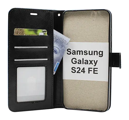 billigamobilskydd.seCrazy Horse Samsung Galaxy S24 FE Phone Wallet