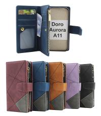 billigamobilskydd.seXL Doro Aurora A11 Luxury Wallet Case